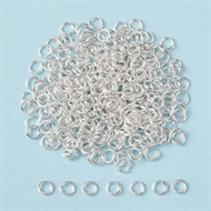 200 forsølvede o-ringe, 6 mm.